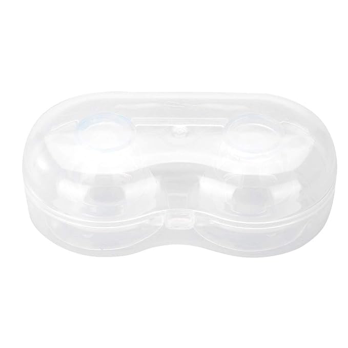 Nipple Sucker, 1 Pair/Box Food-Grade Silicone Breastfeeding Aid Women Flat and Inverted Nipples Former Enlager Corrector