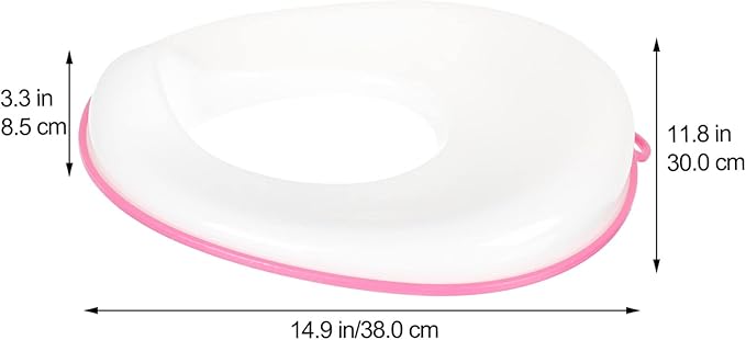 Veemoon Potty Training Seat Portable Toilet Seat for Boy Girl Comfortable and Sturdy Design Easy to Use for Boy Girl Travel Safe and Material Cute Potty Training