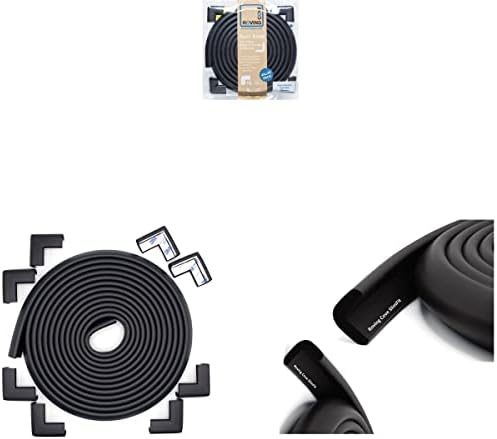 Slim-Fit 27ft Edge 8 Corners - Bundle & Save - RovingCove Slimfit Edge Corner Guards, Onyx Black