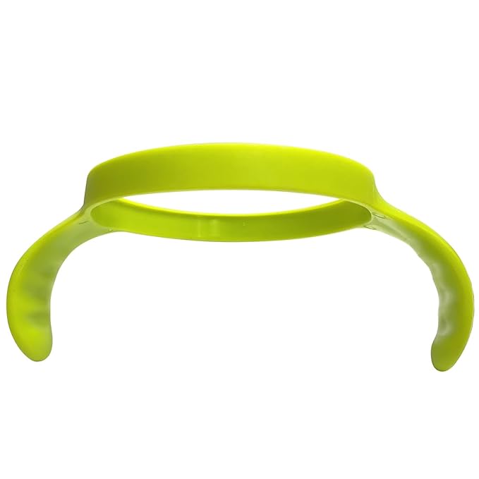 Easy Grip Bottle Handles Compatible with Comotomo Baby Feeding Bottle (3 Green)