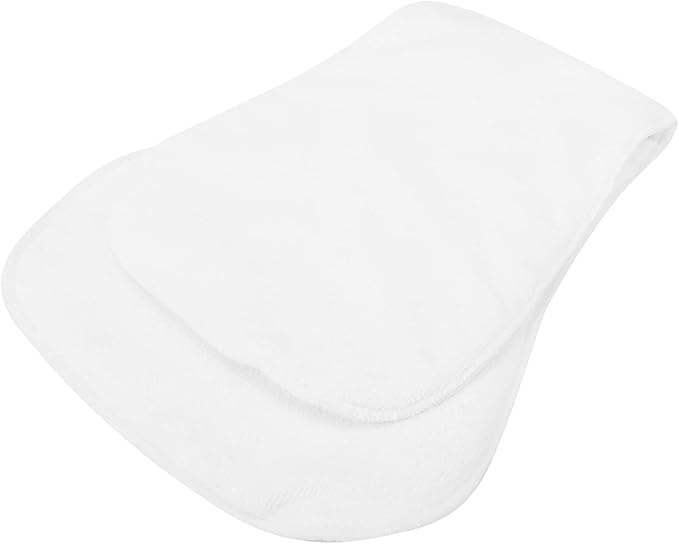 Adults Cloth Diaper, 4‑Layer Reusable Washable Nappy Diaper Soft Absorbent Inserts Pad for Incontinence Elderly(White)