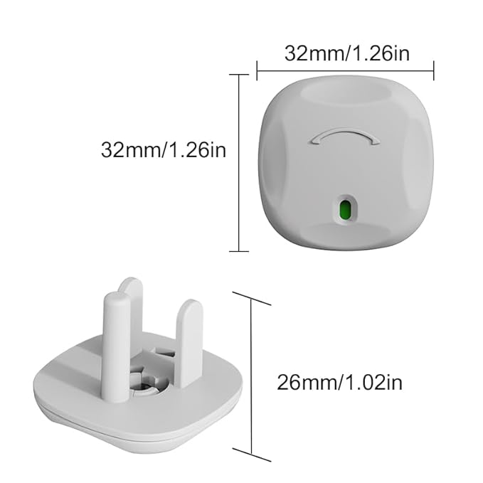 Plug Covers for Electrical Outlets, 40 Pack Plug Covers, Outlet Plug Covers to Prevent Power Shock Safety, for US 3-Prong