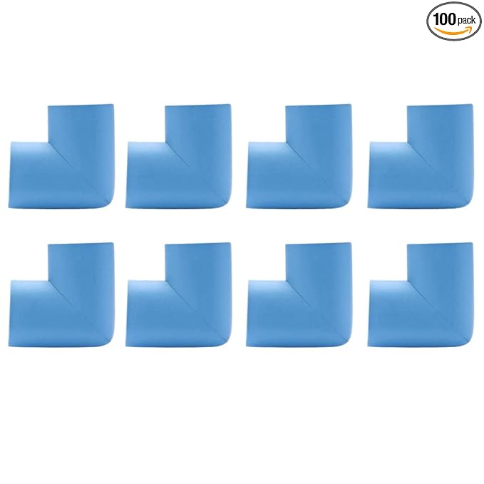 TopHomer 8 Pack Corner Guards Corner Protectors Furniture Corner & Edge Safety Bumpers Proofing Bumper Cushion for Table Furniture Sharp Corners-Blue