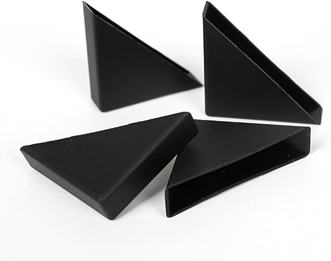 20 Pcs Triangle Shape Corner Guards Plastic Glass Corner Guards Mirror Corner Covers Furniture Corner Edge Protectors Table Corner Protectors Clear