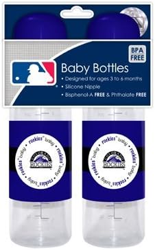 Baby Fanatic Colorado Rockies Baby Bottles (2 Pack)
