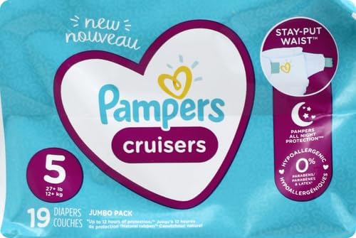 Pampers Cruisers Diapers Size 5 19 Count