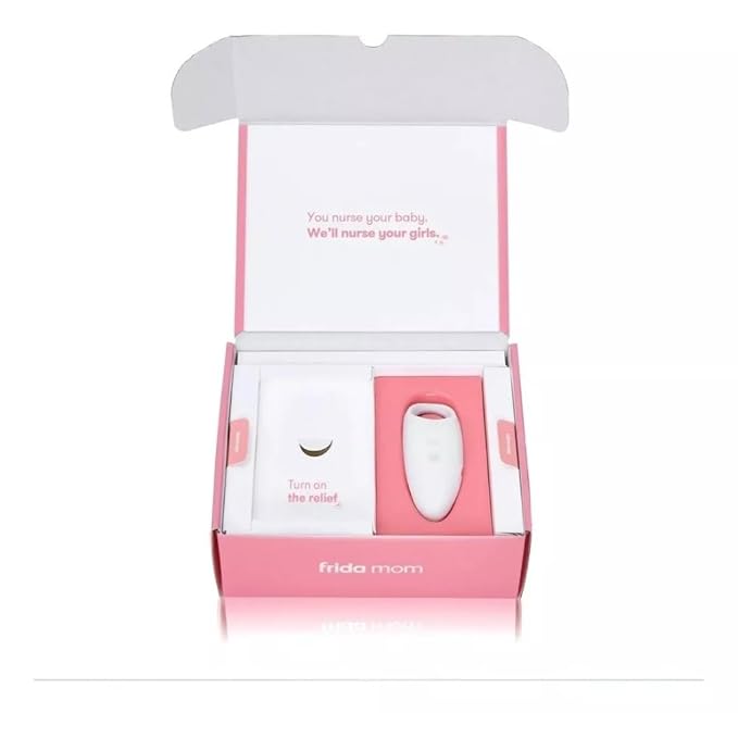 Frida Mom 9pc Breastfeeding Essentials Kit for Lactation Support & Nipple Relief, Includes Lactation Massager, Heating Pads, Breast Masks for Hydration & Milk Flow, Postpartum Essential Gift Set