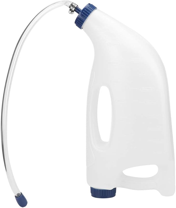 4L Calf Bottle Feeding High Capacity Calf Milk Feeder Bottle Nursing Bottle Feeding Nipple Sheep Lamb Bottle Holder