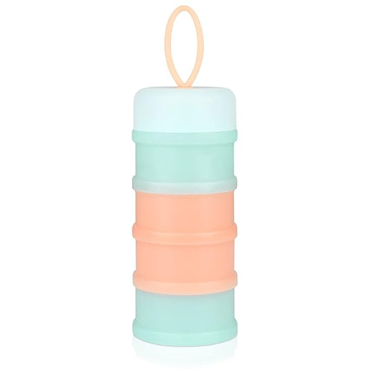 Accmor Baby Formula Dispenser On The Go, Stackable Formula Dispenser Formula Container to Go, Non-Spill Portable Milk Powder Kids Snack Storage Container, BPA Free