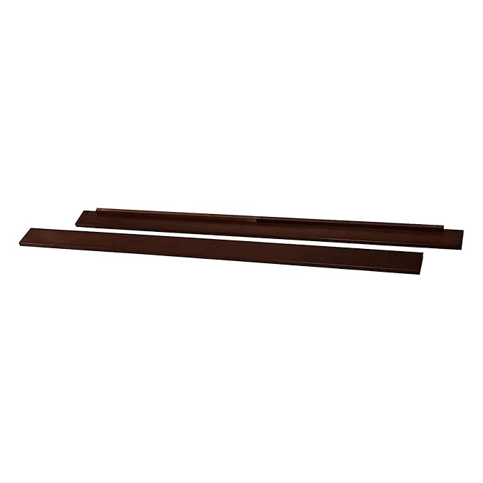 Full-Size Conversion Kit Bed Rails for Meadow 4-in-1 Convertible Cribs by DaVinci Baby - Solid Wood Rail - Toddler and Adult Bed Rail for Full-Size Bed - Essential Nursery & Baby Furniture (Dark Java)