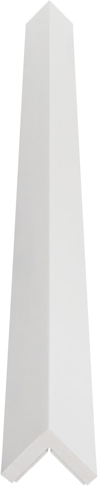 Outwater White 1" X 1" Styrene Angle with Adhesive on Both Sides, 4FT, Wall Corner Protector