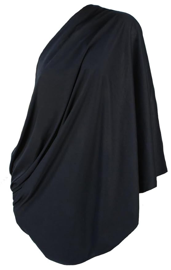 3 Pack Nursing Covers for Breastfeeding – Soft Infinity Scarf, Privacy Cover-Up Shawl – Lightweight, Breathable Nursing Wrap (Navy Blue, Grey, Black)