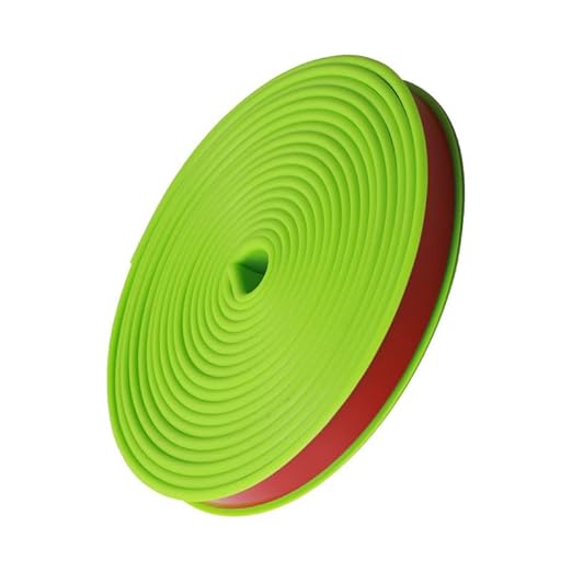 4m Flexible Edge Banding U-Shape Self Adhesive Furniture Edge Trim for Table Cabinet Furniture Restoration Safety Edge Corner Guards for Restoration Table（Green-5mm）