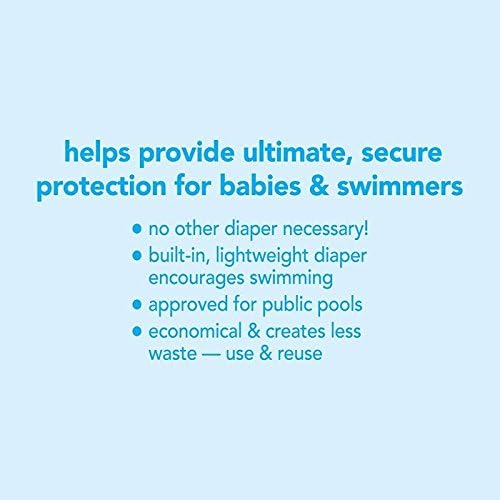 i Play. 2 Pack Girls Reusable Baby Swim Diapers Swim Diapers Hot Pink and Sea Fish Friends 6 Months