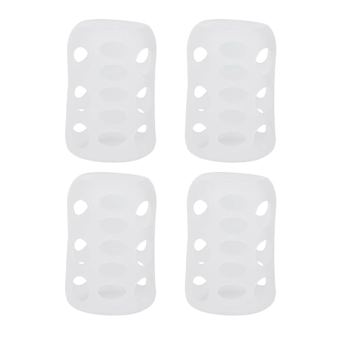 4Pcs Silicone Bottle Covers Nursery Protector Sleeves for Feeding Bottles Durable and Flexible Sleeves for Enhanced Grip and Safety