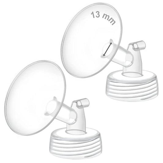 Maymom Wide Neck Pump Part for Spectra S1/S2 Pumps; Incl Wide Mouth Flange; Not Original Spectra Flange; Replaces Spectra Shield