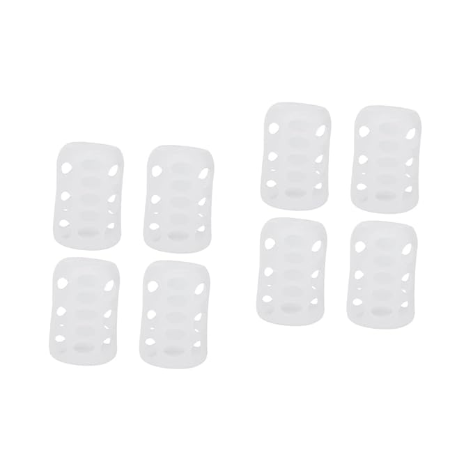 8 Pcs Bottles for Baby Bottle Case Nursery Bottle Sleeves Pigeon Supplies Silicone Baby Bottle Cover Feeding Baby Bottle Sleeve Milk Bottle Glass White