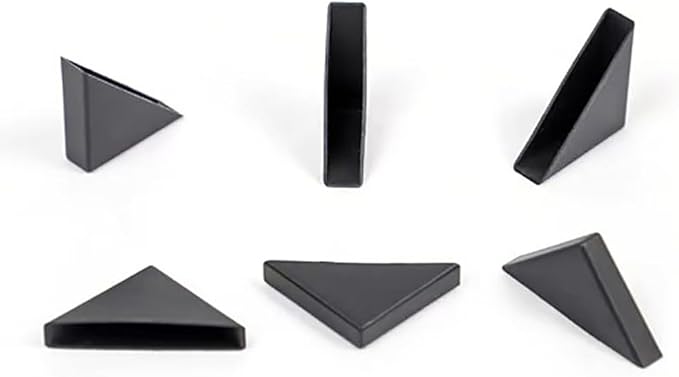 20 Pcs Triangle Shape Corner Guards Plastic Glass Corner Guards Mirror Corner Covers Furniture Corner Edge Protectors Table Corner Protectors Clear