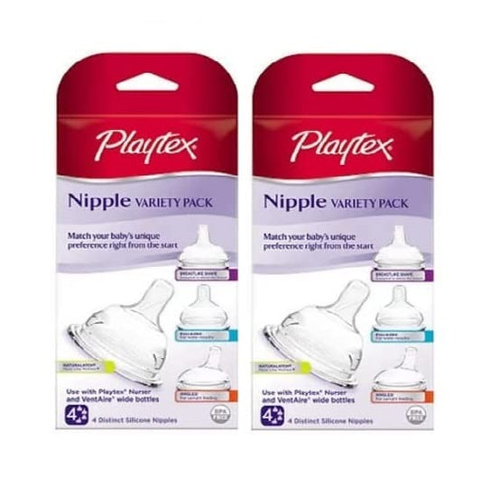 Baby Bottle and Silicone Nipple (Variety Pack Medium)