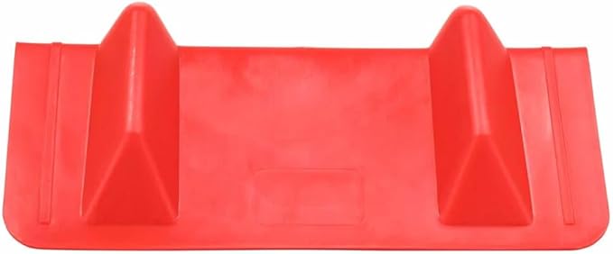 Mytee Products 10 Pack Red Flatbed Edge Protectors - 4"x4"x11" Plastic V Board Flatbed Corner Protectors for Cargo Loads & Tie Down Strap Guard - Fit 1 Strap Up to 4"