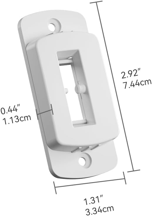 SAFELON 6 PCS Light Switch Cover Guard for Baby Safety, Childproof Light Switch Locks, Wall Switch Covers Prevents Kids from Turning The Lights On and Off