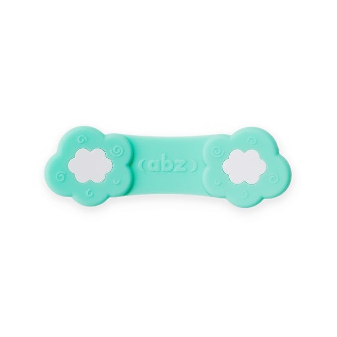 ABZ Pin Free Cloth Diaper Fasteners for Prefolds, Pre-Flats or Flat Diapers - 4 Pack - Turquoise