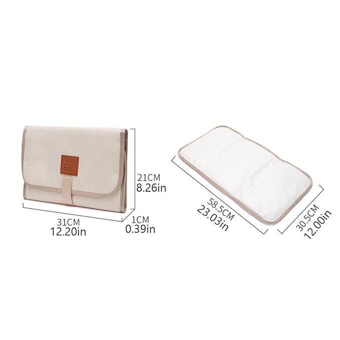 Foldable Baby Diaper Changing Pad Waterproof Nappy Changing Mat Travel Portable Diaper Change Sheet Diaper Changing Mattress Sheets (LBK)