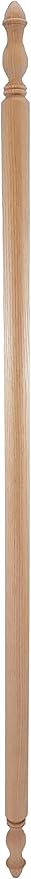 Highland Manor Wood Products Round Traditional Corner Guard Both Ends Turned - 32" Tall x 1 3/8" Wide (1 Guard) (Cherry)