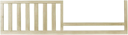 Toddler Bed Safety Guard Rail for Namesake's Monogram, Formerly Franklin & Ben Convertible Cribs - Solid Wood for Convertible Crib to Toddler Bed Conversion - Safety Guard Rail (Newbern, Driftwood)