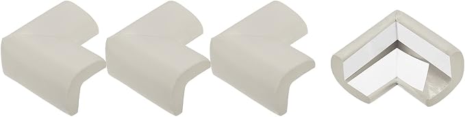 uxcell Corner Guards Edge Protectors, 12Pack Foam Safety Bumper L Shape, 55mm/2.16"(L) for Furniture Corner Table Edge Guard, Gray