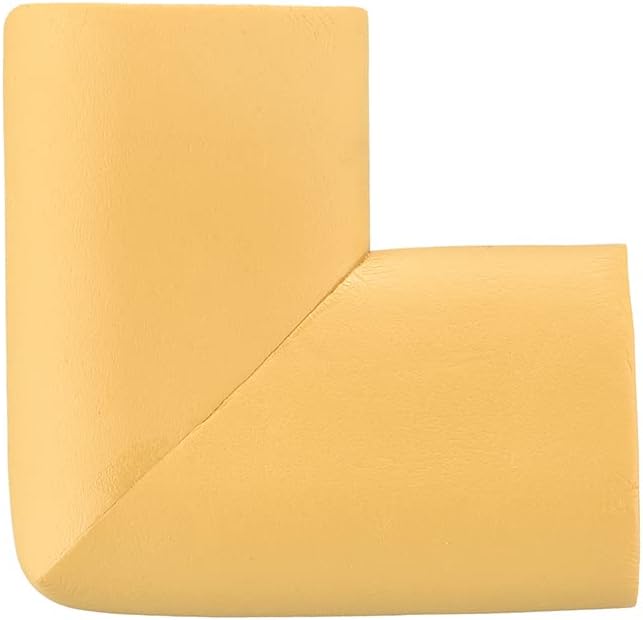 uxcell Corner Guards Edge Protectors, 12Pack U Foam Safety Bumper W Self-Adhesive Tape Furniture Corner Table Edge Guard, 2.16"x1.38"x0.315", Wood Color