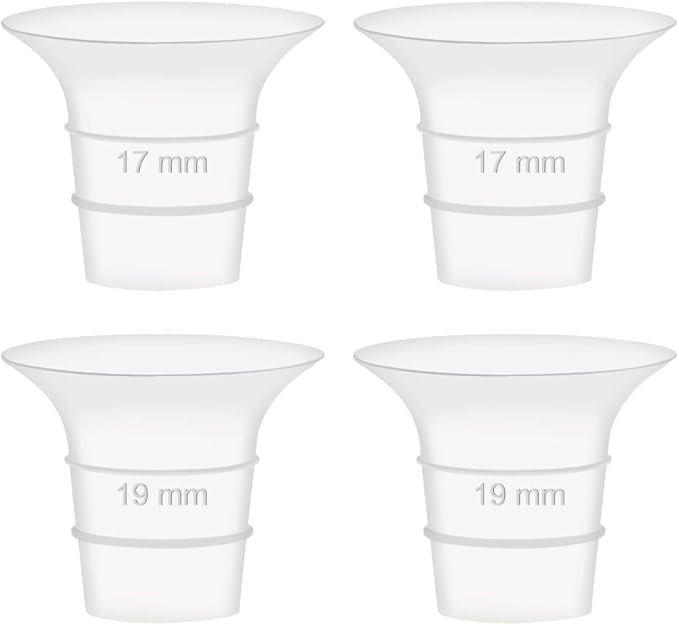 Maymom 17&19mm Flange Insert Compatible with Elvie Single/Double Electric, Elvie Stride 24mm Wearable Cup, Not Original Elvie Stride Replacement Pump Parts