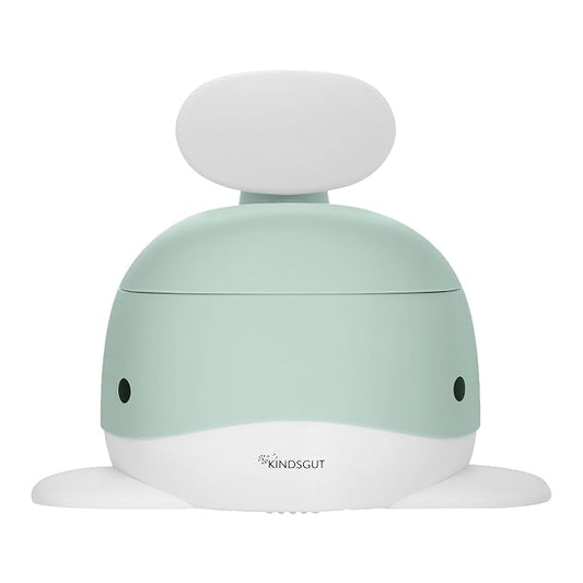 Kindsgut Whale Potty Training Toilet – Ergonomic Toddler Potty for Boys & Girls, Designed in Germany, Non-Slip & Easy Clean, Aquamarine