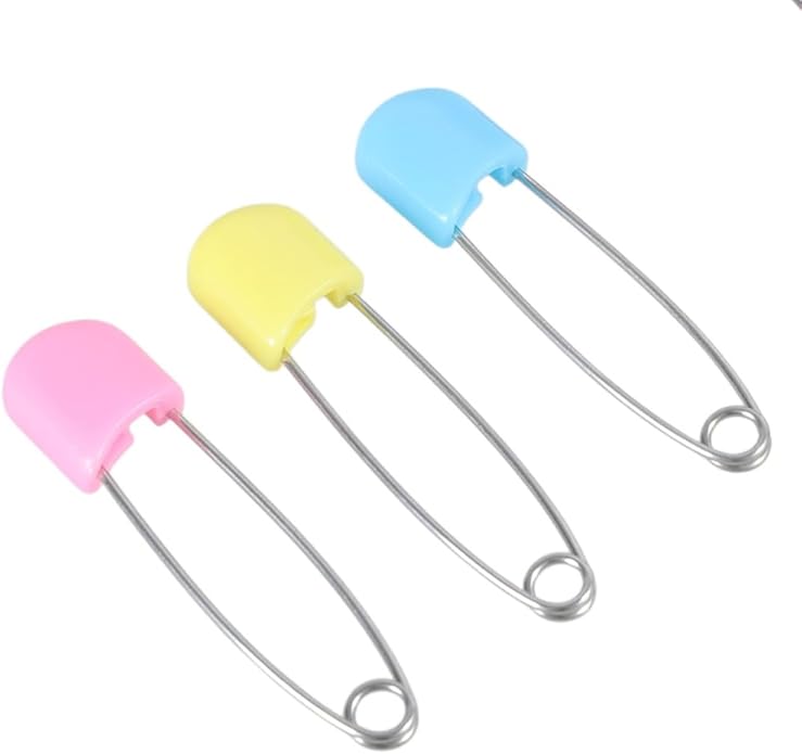 12 pcs Colors Locking Baby Cloth Nappy Diaper Craft Pins