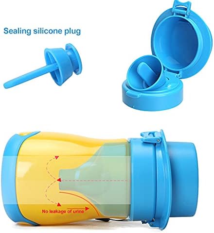 Pssopp Baby Boy Emergency Urinal Toilet, Portable Children Boy Urinal Toilet Potty Bottle Pot Cup Toddler Pee Pee Training Cup for Boys
