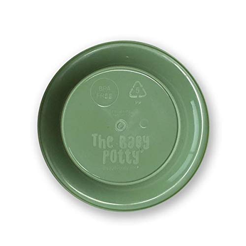 Top Hat Potty for Newborn Infant Potty Training | Elimination Communication | Includes 100% Cotton Undyed Fleece Cozy | Anti-Slip Rubber Band | for EC Baby Potty Training (Green)