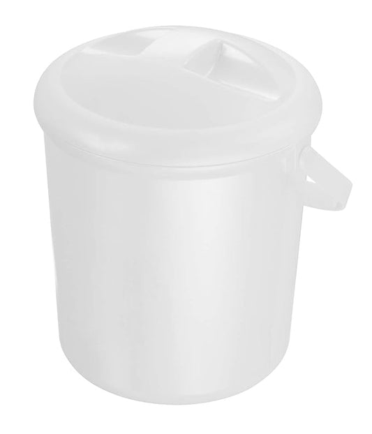 Rotho Babydesign Nappy Pail, 10L, from 0 Months, Bella Bambina, White, 200210001