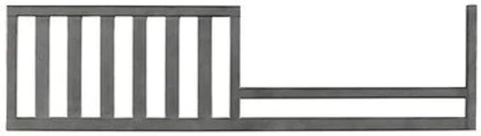 CC KITS Toddler Bed Safety Guard Rail for Ellen Degeneres Convertible Cribs by Bivona - Solid Wood Rail for Convertible Crib to Toddler Beds - Safety Guard Rail for Children (Weathered Grey)