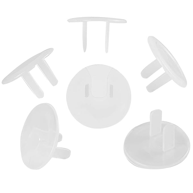 30 Pieces Outlet Plug Covers Clear Child Proof Electrical Protector Safety Caps