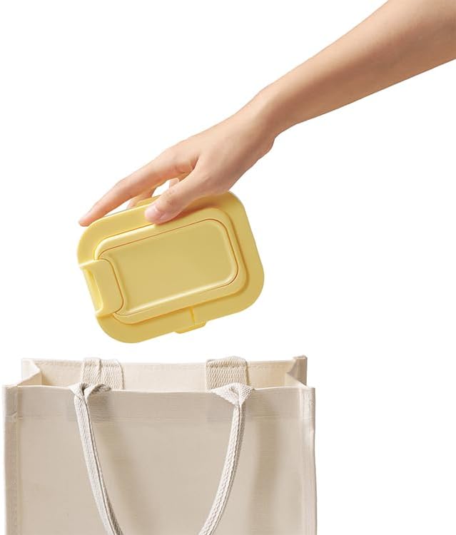 Shockproof Airtight Baby Formula Container with Scoop，Baby Formula Dispenser for Travel Outdoor Activities,BPA Free (Yellow, 500ml)