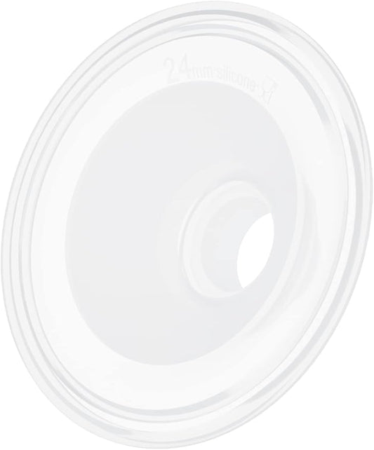 Momcozy Original S9 Pro/S12 Pro Replacement Accessories, Only Compatible with Momcozy S9 Pro/S12 Pro Breast Pump NOT for S9/S12/S12Pro-Quick(24mm Single-Sealed Flange,1 Pack)
