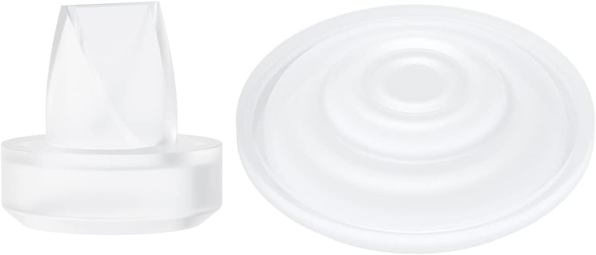 Momcozy Original S9 Pro/S12 Pro Replacement Accessories, Only Compatible with Momcozy S9 Pro/S12 Pro Breast Pump NOT for S9/S12/S12Pro-Quick(Duckbill Valves & Silicone Diaphragm,1 Pack)