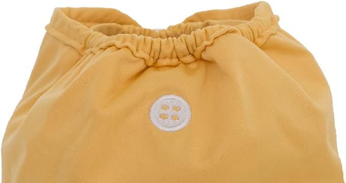 Buttons Cloth Diaper Cover – Snap Super One Size (12-40lbs) (Butter)