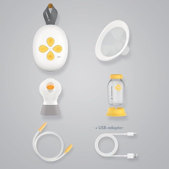 New Medela Solo Breast Pump – Lightweight and Easy to use Single Electric Breast Pump with Flex Shields, Providing More Comfort and expressing More Milk