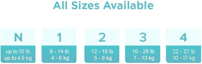 Pampers Swaddlers Sensitive Disposable Diapers Newborn Size 0 (> 10 lb), 80 Count, Super