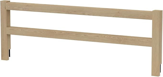 CC KITS Safety Guard Rail for Baby, Kids, and Children - Solid Wood Safety Bed Rail for Toddlers - Easy Installation - Premium Protection for Bunk, Twin, Full, Queen and King Size Beds - (Natural)