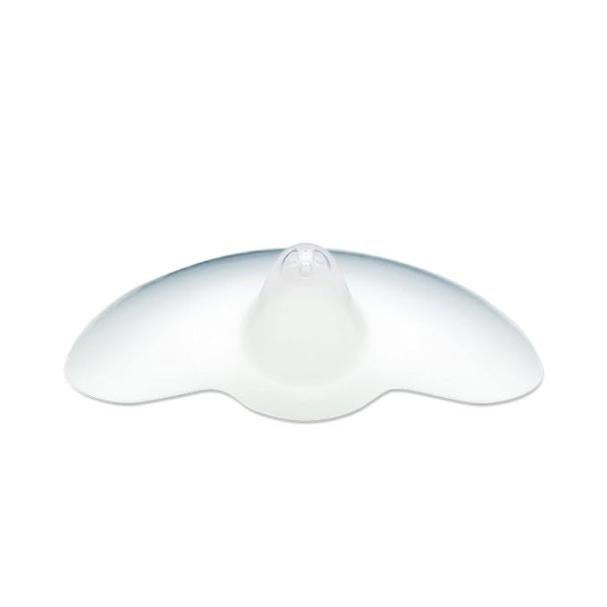 Ameda Nipple Shield for Breastfeeding Newborn | 16mm | 1 Count | for Breastfeeding Moms with Flat or Inverted Nipples | Ultra-Thin Flexible Silicone | BPA and DEHP Free