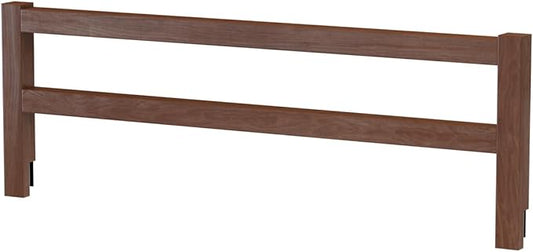 CC KITS Safety Guard Rail for Baby, Kids, and Children - Solid Wood Safety Bed Rail for Toddlers - Easy Installation - Premium Protection for Bunk, Twin, Full, Queen and King Size Beds - (Brown/Pecan)