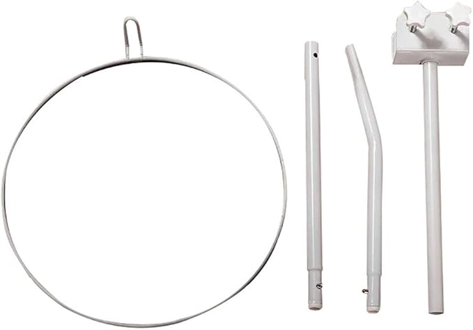 Crib Canopy Holder Mosquito Net Stand Holder Set Metal Adjustable Clip-On Stand Bracket for Rack Mosquito Net Accessories