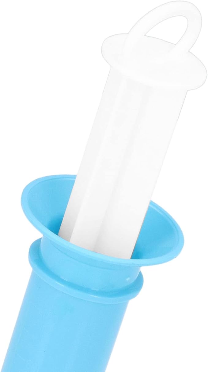 Baby Food Pouch Maker Safe and EasytoClean Fruit Puree Filler 7pcs Set Food Dispenser for Kids Squeezable Pouch for Toddlers (Blue)